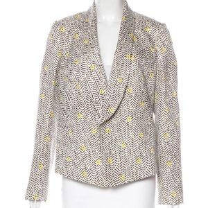 Chloe Silk-blend printed blazer for spring (US8)